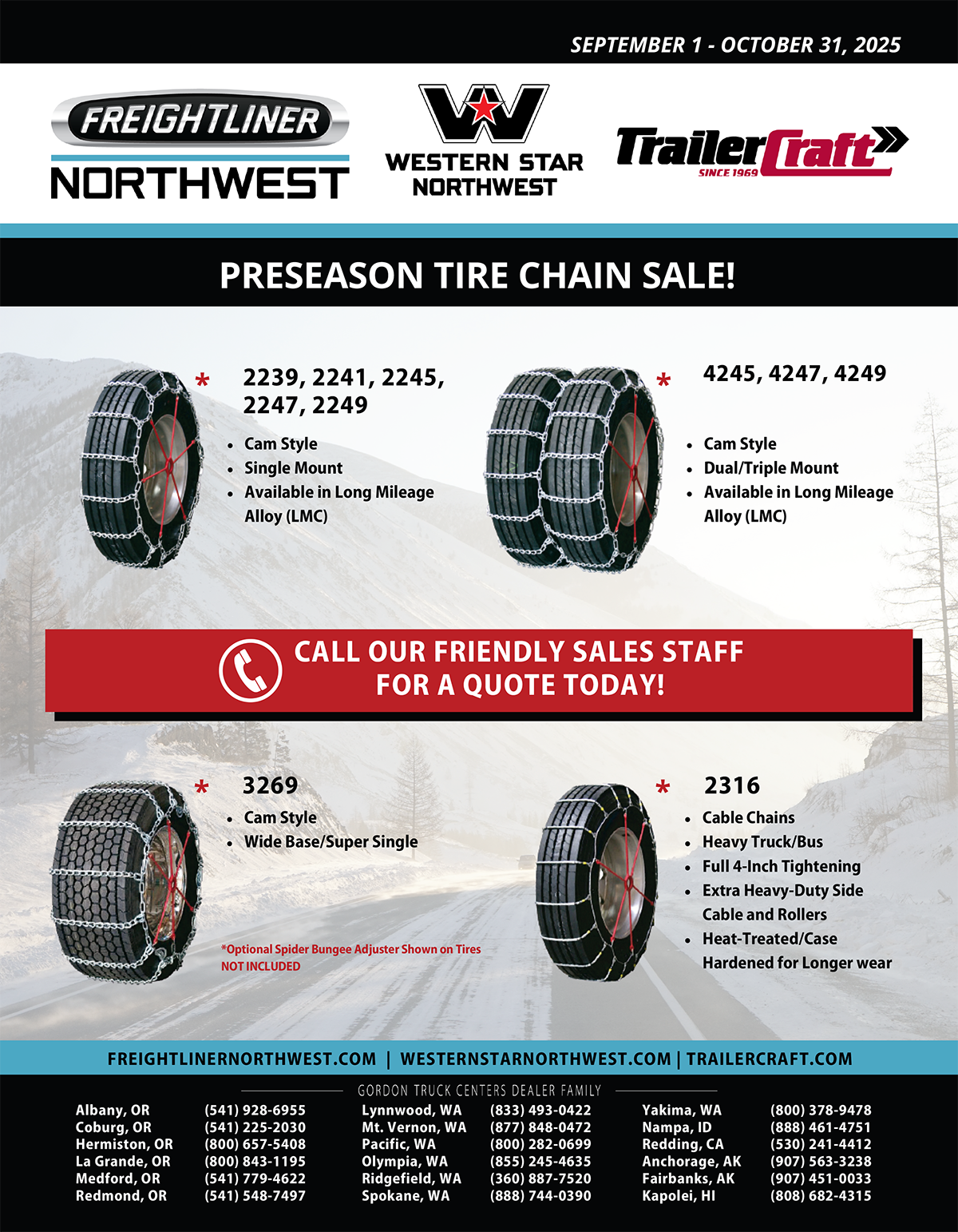 Western Star Parts Specials