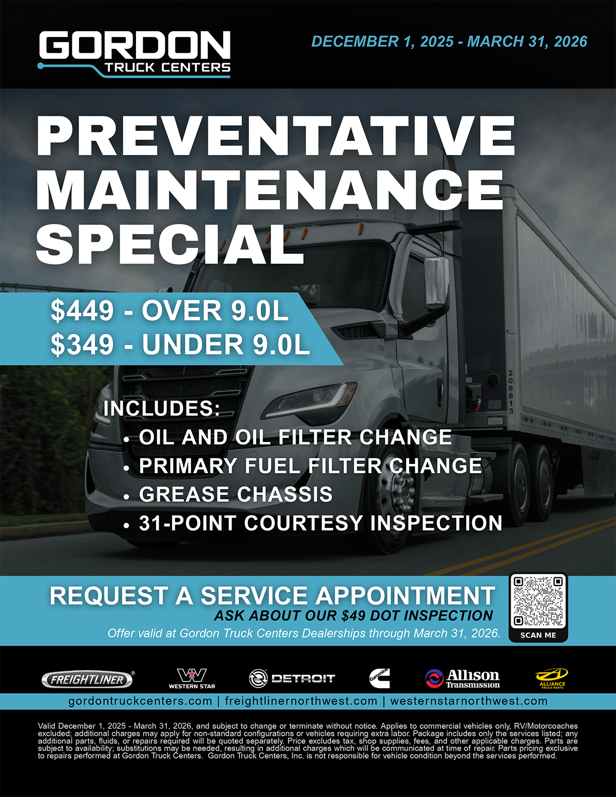 Western Star Service Specials page 1